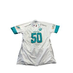 Miami Dolphins Cycling Challenge Hincapie Women's 2XL Cycle Jersey Number‎ 50